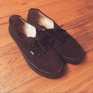 Black Vans size 8 women’s
